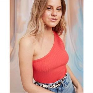 American Eagle One Shoulder Crop Top